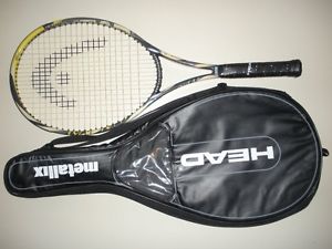 HEAD RADICAL TOUR TWIN TUBE OS 107 TENNIS RACQUET 4 1/4  (NEW STRINGS)