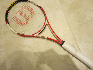 WILSON NCODE N SIX ONE 95 MIDPLUS RACQUET (4 1/2) NEW GRIP / STRINGS!!