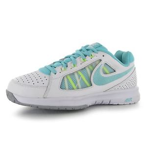 Nike Air Vapor Ace Tennis Shoes Womens White/Aqua Blue Trainers Sneakers