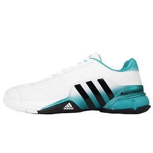 Adidas Barricade 2016 White Green Mens Tennis Shoes Sneakers Trainers AF6796
