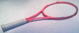 Donnay (Belgium) Pro One Mid (4 1/2 Grip) Orange Grey Version.