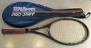 Wilson Pro Staff Midsize tennis racquet 85  St. Vincent + cover - Nice!