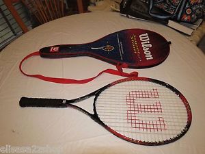 Wilson super slam 125 longer tennis super over sized 4 1/4 L2 racket vintage
