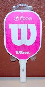 ~NEW~ WILSON HOPE PICKLEBALL PADDLE PINK WHITE ADULT ~BRS~