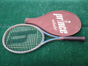 Tennis Prince Woodie Tennis Racquet Collectible Condition 4 3/8 Grip 1