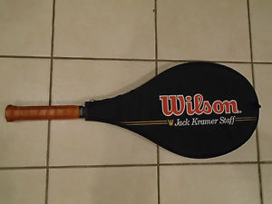 Wilson Jack Kramer Staff Midsize Graphite Tennis Racket W/cover