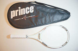 PRINCE TT TRIPLE THREAT TUNGSTEN WARRIOR OS OVERSIZE PAT RAFTER TENNIS RACKET