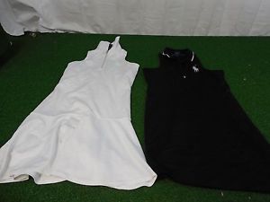NEW (LOT OF 2) WOMENS RALPH LAUREN TENNIS LAWN DRESS (WHITE,BLACK) SIZE SMALL