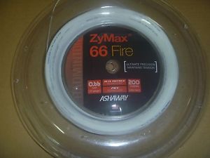 Ashaway Zymax 66 Fire 200m (WHITE) Reel  USA made