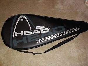HEAD Head Titanium Ti S5 Unstrung Racket W/ 4 5/8 Grip + Carrying Case