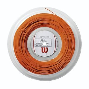 Wilson Revolve 16 Tennis String 200 m / 660 ft Reel Orange - Authorized Dealer