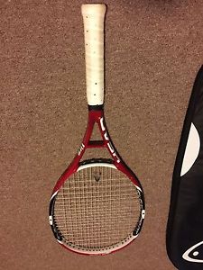 Head FLEXPOINT FIRE 102 MID PLUS STRUNG Tennis Racquet Racket 4-5/8