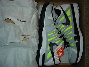 NIB Nike Federer ZOOM VAPOR 9 TOUR White Tennis Shoes 488000-100 Size 8.5 RARE