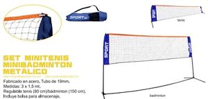 Set Minitenis/Minibadminton Portatil SOFTEE