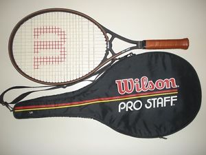 WILSON PRO STAFF 6.0 OS 125 TENNIS RACQUET 4 1/2  ST.VINCENT  (NEW STRINGS)