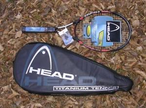 New Head Ti. Heat CZ Strung racket + cover Titanium Comfort zone 5 L5 5/8 Rare