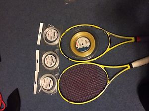 Prince EXO3 Rebel 95 Tennis Racquet x2 + String