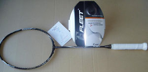 FLEET WOVEN1000 III badminton racquet racket + VICTOR string + 3 RKEP grip