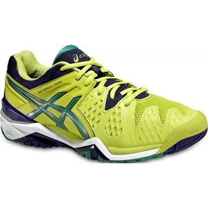 ASICS Gel Resolution 6 amarillo/verde 2016 PISTA DURA. Zapatillas padel tenis