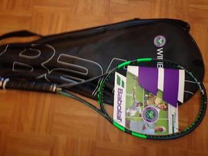 NEW Babolat Pure Strike Wimbledon 98 head 16x19 4 1/4 grip Tennis Racquet