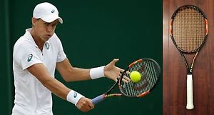 Vasek Pospisil Wilson 6.1 95 Burn paint job pro stock tennis racket federer