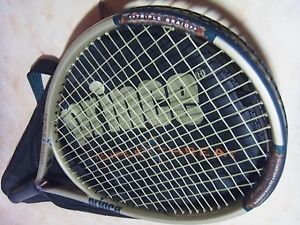 Prince Triple Threat RIP Oversize STRUNG Tennis Racquet 4-5/8
