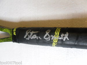 Prince EXO3 Rebel Team 95 Tennis Racquet 4 3/8 Autograph By Stan Smith 2010
