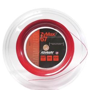 Ashaway Zymax 67 Badminton Strings 200m (660 ft) Reel Red - Authorized Dealer