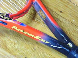 NEW STRINGS Prince Longbody ThunderBolt 900pl Oversize Racket 4 3/8