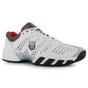 K Swiss Bigshot Tennis Shoes Mens White/Black Trainers Sneakers