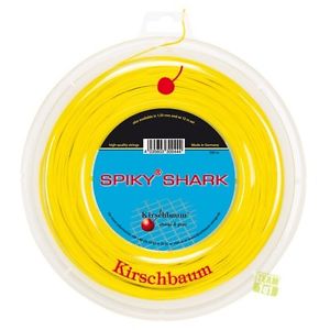 Kirschbaum Cuerdas de tenis PINCHOS SHARK amarillo 200m grosores diferentes
