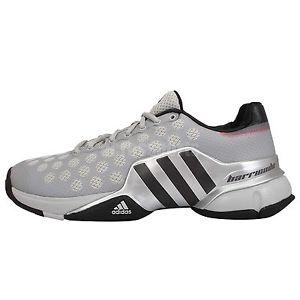 Adidas Barricade 2015 Grey Silver Black Mens Tennis Shoes Sneakers B39797