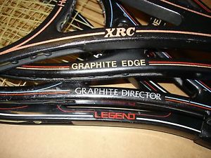 Head XRC Graphite Edge Graphite Director Legend 80's Tennis Rackets Collection
