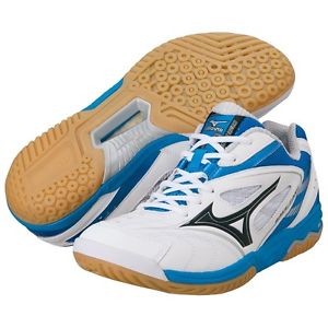 MIZUNO Badminton shoes WAVE FANG VS2 fit White X black / blue 71GA1412