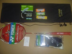 YONEX ARC11 badminton racket racquet +string + sock ARCSABER 11 FREE shipping