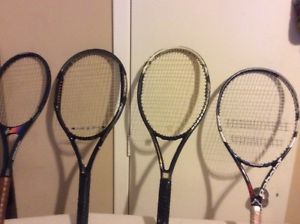 Lot Of 4 tennis Racquets/rackets: Boris Becker, Babolat, Donnay, Wilson