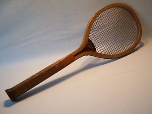Vintage Columbia Wright & Ditson Makers Antique Tennis Racket