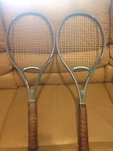Rossignol F200 Carbon Tennis Racket Lot Of 2 Very Good Pair Of Rackets!