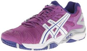 ASICS Gel Resolution 5 Women's Tennis shoes - Purple/White - Reg $140