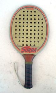 Vintage Marcraft Doug Russel Sorba -  Wooden Platform tennis Racquet/Paddle