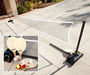 Lifetime Driveway 3 Sports Set - 90421 Tennis, Badminton, Pickelball Net, Paddle