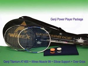 Genji Titanium Badminton Racket Package