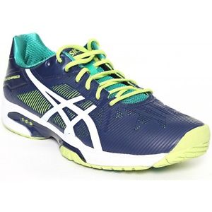 ASICS Gel Solution Speed 3 marino PISTA DURA. Zapatillas padel tenis