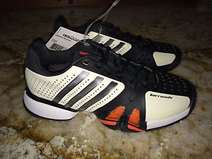 NEW Mens 7 ADIDAS AdiPower Barricade 7.0 Tennis Shoes Sneakers Black Off White
