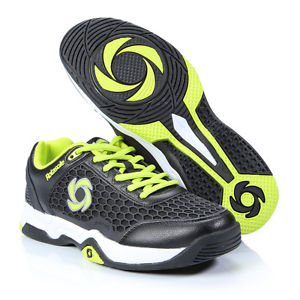 Lot of 12 Rotasole Men's Court Tennis Shoes 9 BLACK/GREEN Rotating Sole Sneakers