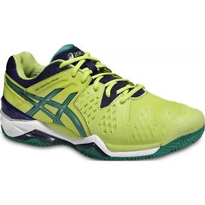 ASICS Gel Resolution 6 amarillo/verde 2016 TIERRA BATIDA. Zapatillas padel tenis