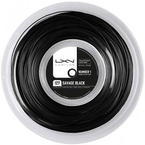 Luxilon Salvaje black 200 m Rollo 1,27mm