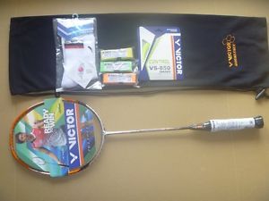 VICTOR BS09N badminton racket + string + sock + bag 3U free shipping
