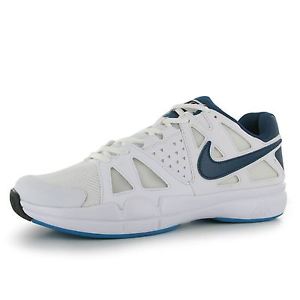 Nike Air Vapor Advantage Tennis Shoes Mens White/Blue/Black Trainers Sneakers