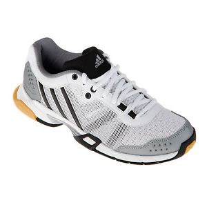 Adidas Volley Team Indoor Court Shoes Womens White/Blk Tennis Fitness Gym Shoes